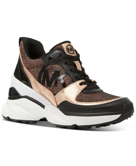 michael kors damen sporthalle glitzer strass|michael kors rose gold sneakers.